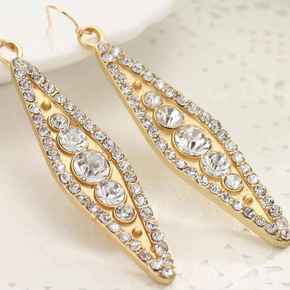 Stunning "Angular" Hook Earrings